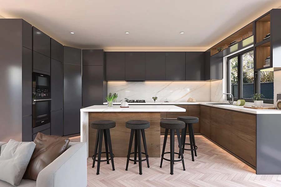 Modular Kitchen For Luxury Homes in Ahmedabad