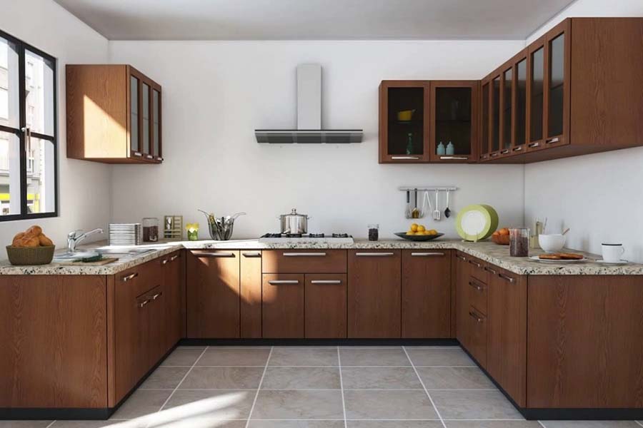 Contemporary Modular Kitchen in Ahmedabad